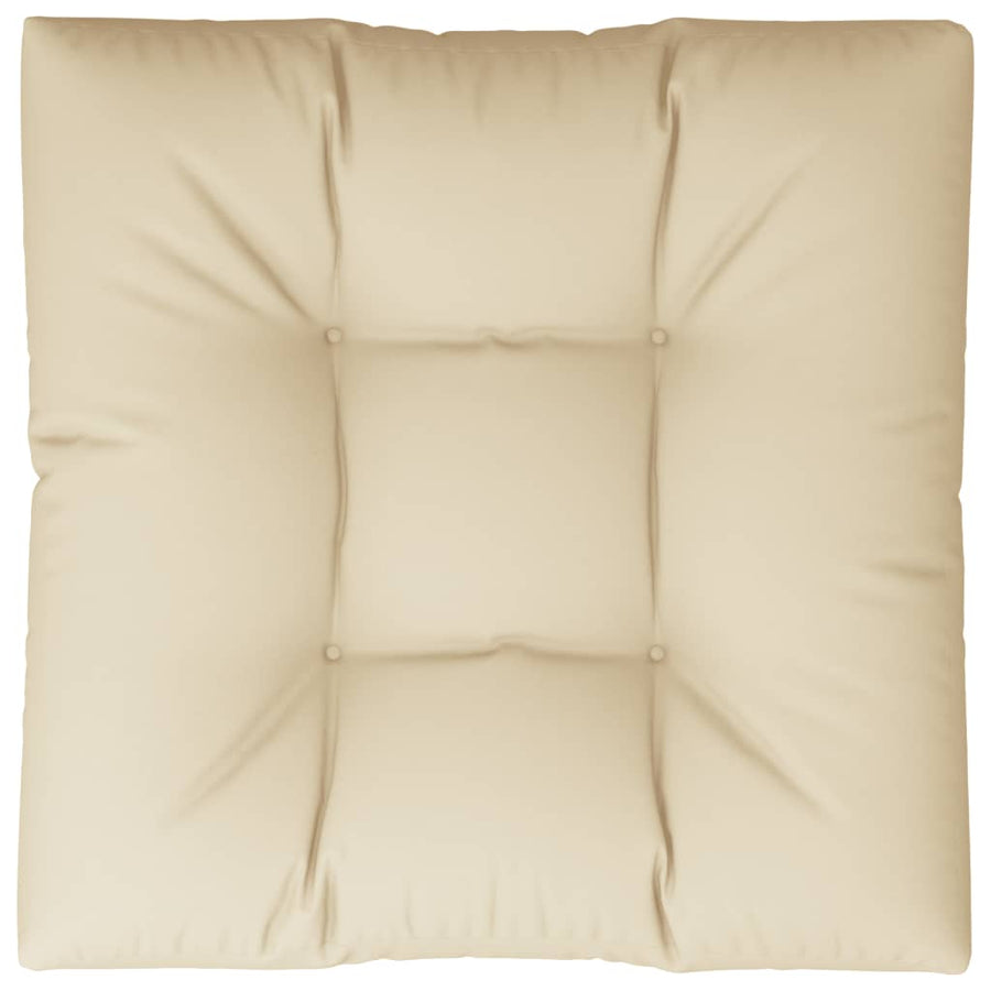 Palletkussen 70 x 70 x 12 cm Beige