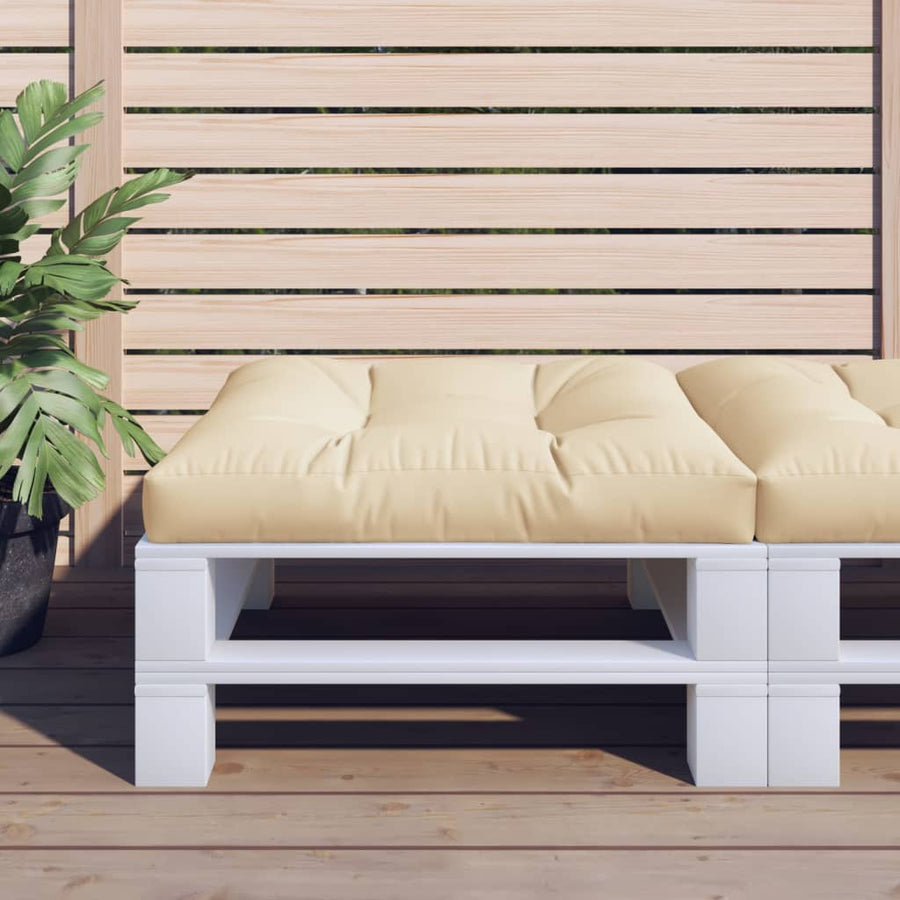 Palletkussen 70 x 70 x 12 cm Beige