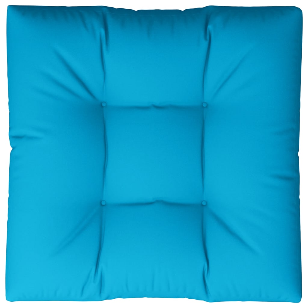Palletkussen Stof Blauw 70 x 70 x 12 cm