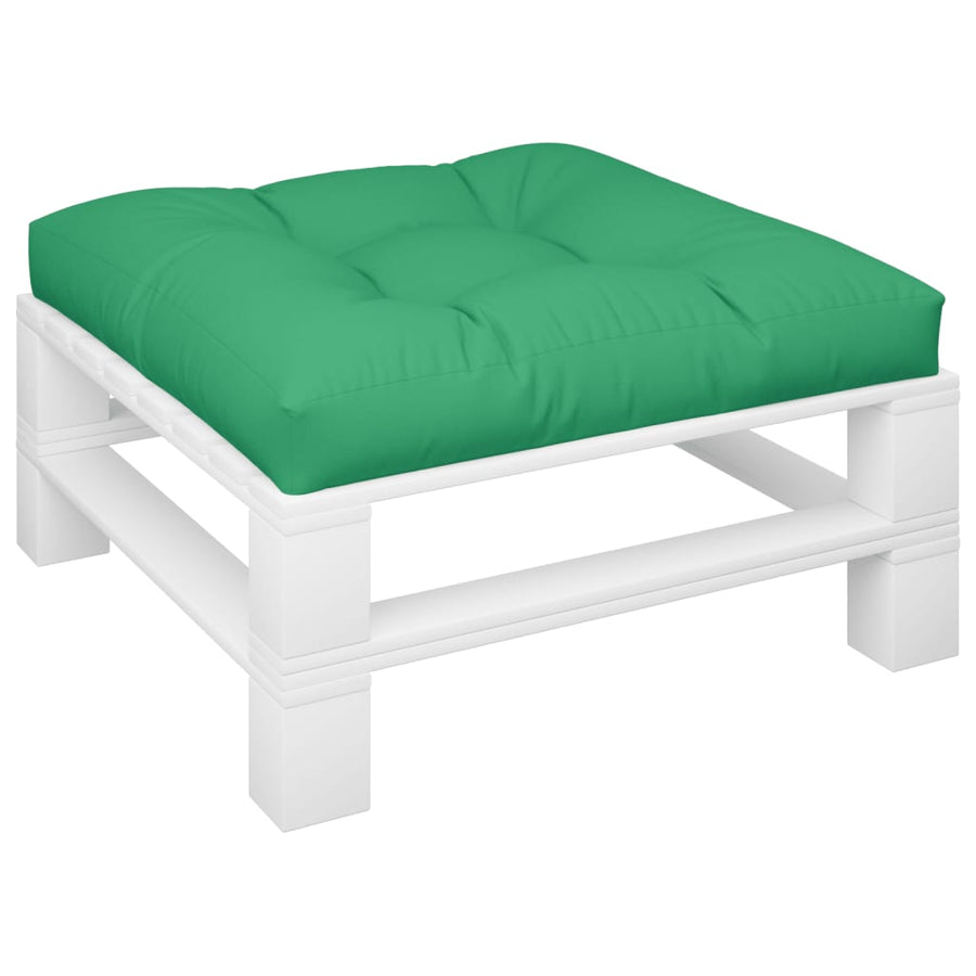 Palletkussen 70x70x12 cm stof groen