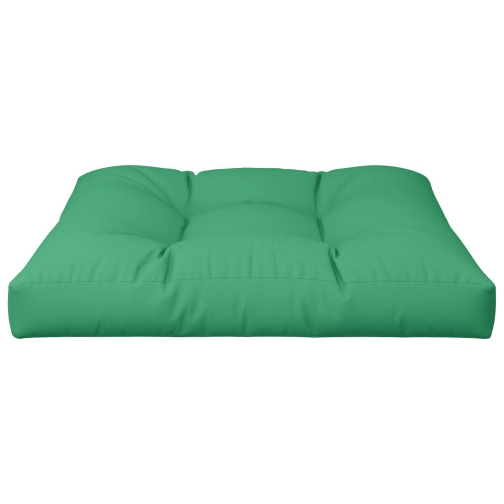 Palletkussen 70x70x12 cm stof groen