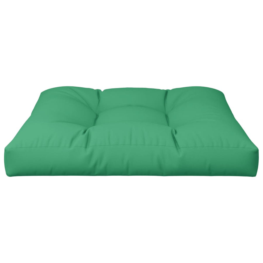 Palletkussen 70x70x12 cm stof groen