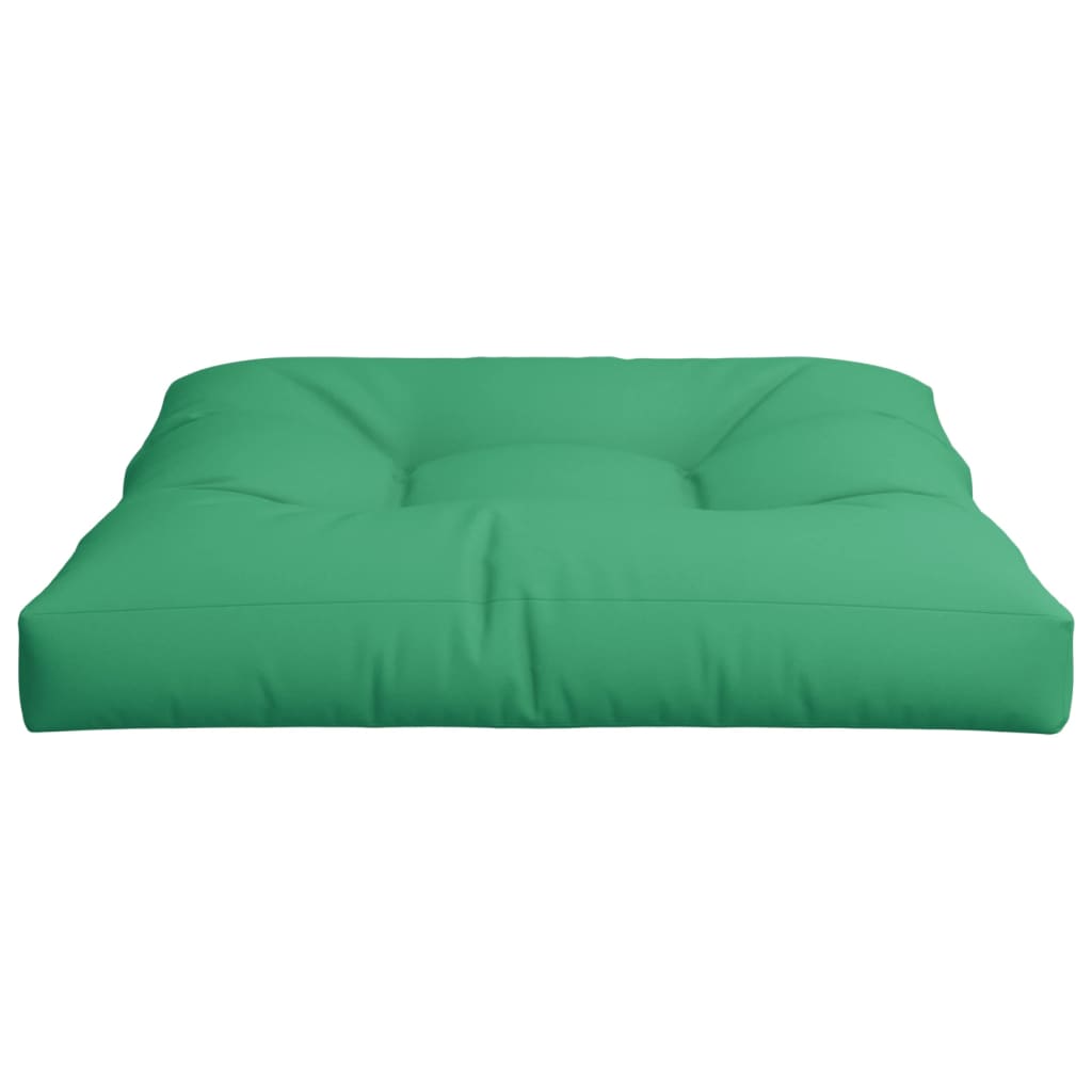Palletkussen 70x70x12 cm stof groen