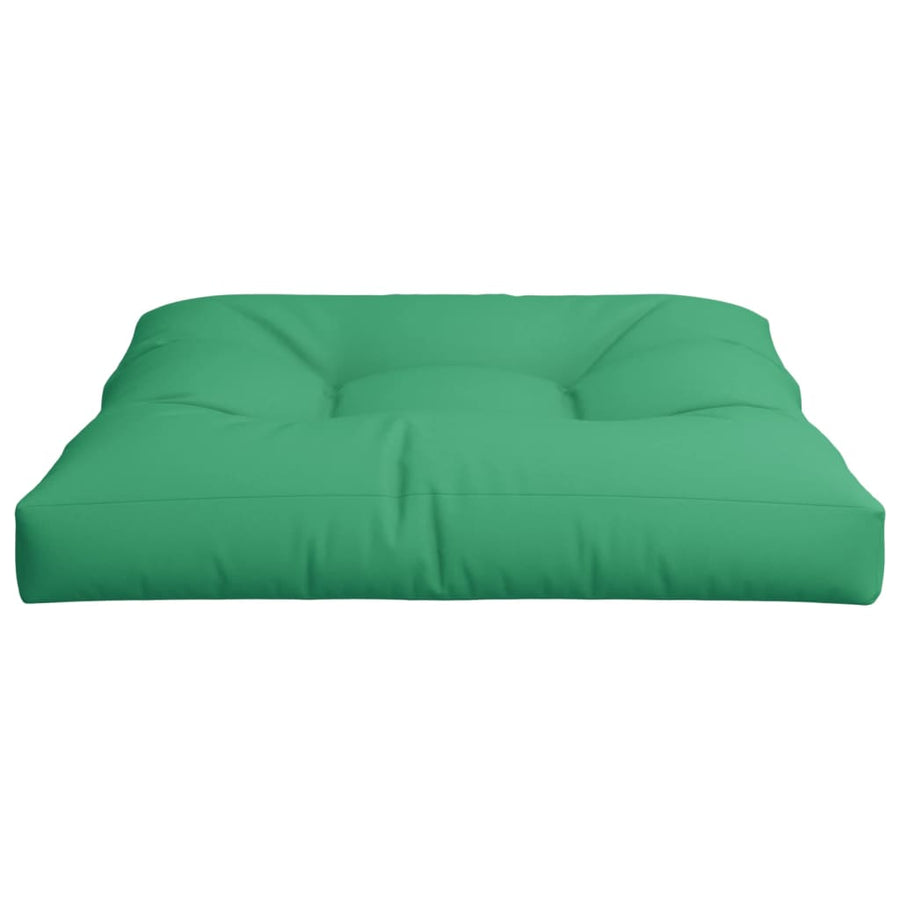 Palletkussen 70x70x12 cm stof groen
