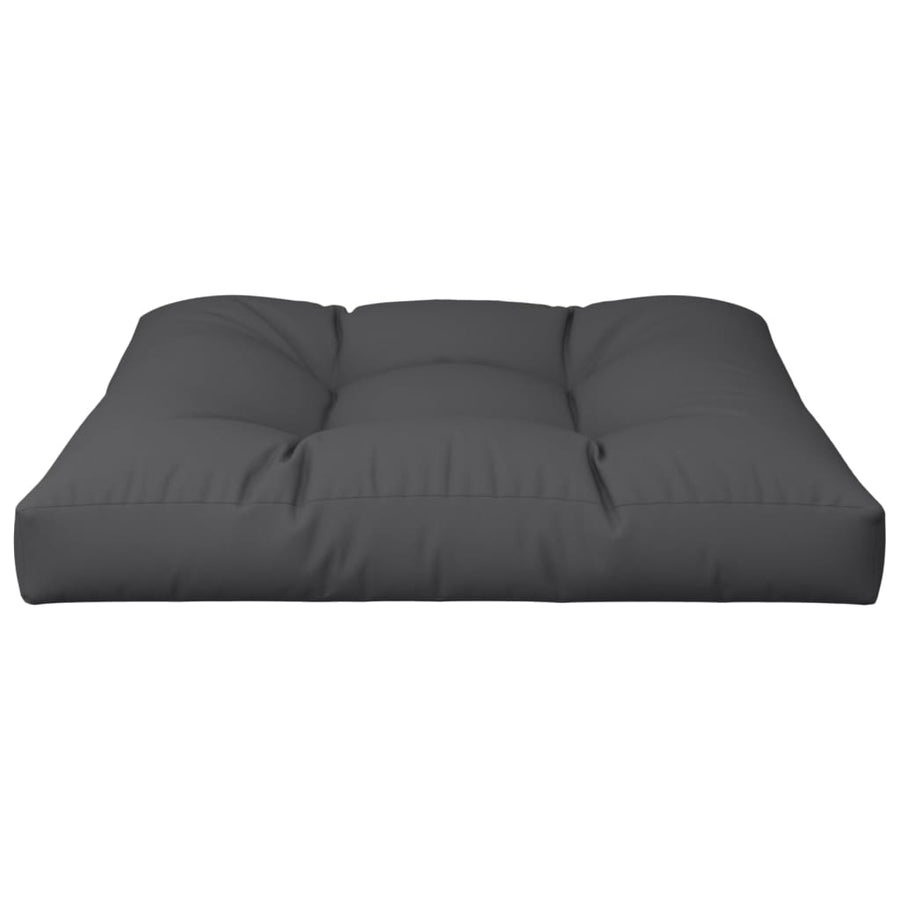 Palletkussen 70x70x12 cm stof zwart