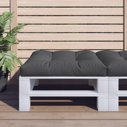 Pallet cushion 70x70x12 cm fabric black