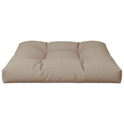 Palletkussen 70x70x12 cm stof taupe