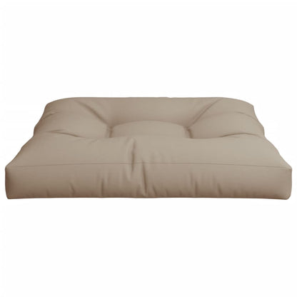 Palletkussen 70x70x12 cm stof taupe
