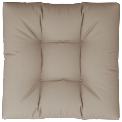 Palletkussen 70x70x12 cm stof taupe