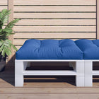 Palletkussen 70x70x12 cm koningsblauw polyester