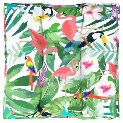 Palletkussen Stof Meerkleurig Groen En Roze 70 x 70 x 12 cm