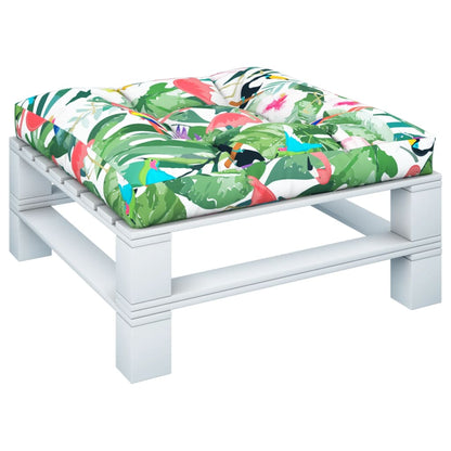 Palletkussen Stof Meerkleurig Groen En Roze 70 x 70 x 12 cm