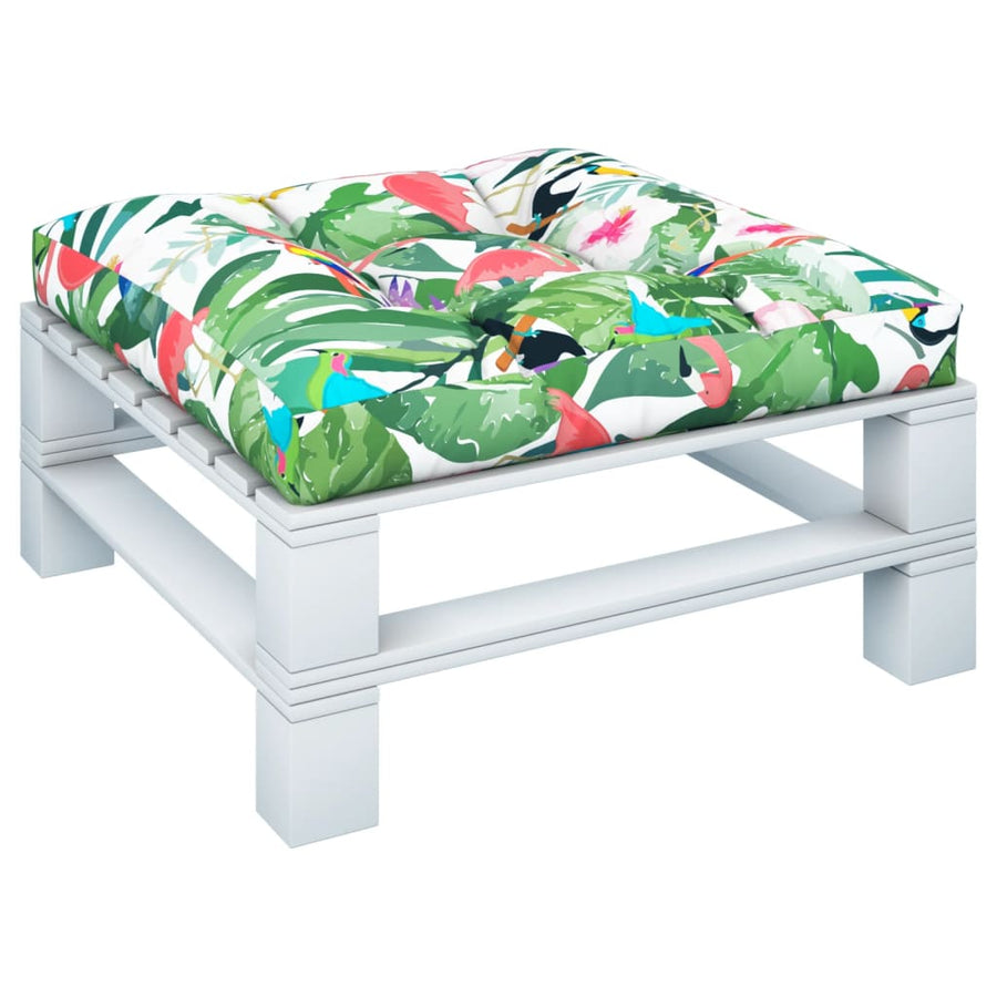 Palletkussen Stof Meerkleurig Groen En Roze 70 x 70 x 12 cm