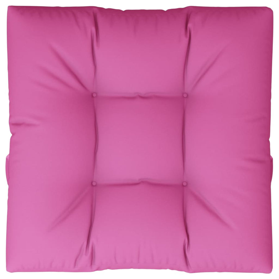 Palletkussen Stof Roze 70 x 70 x 12 cm