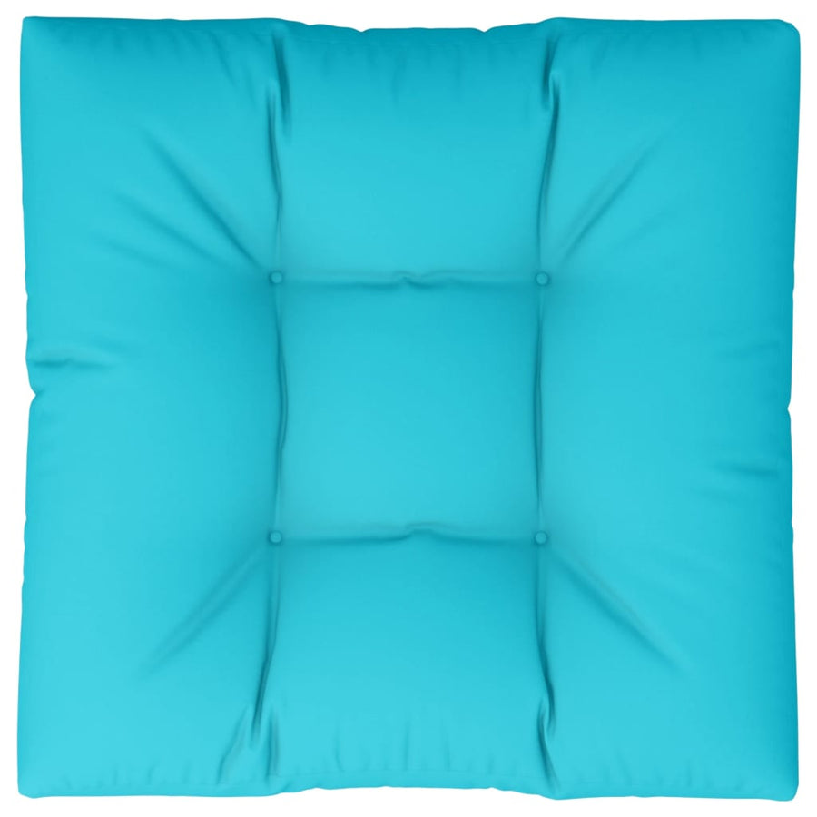 Palletkussen Stof Turquoise 70 x 70 x 12 cm