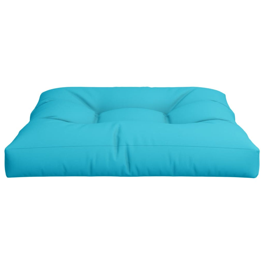 Palletkussen Stof Turquoise 70 x 70 x 12 cm