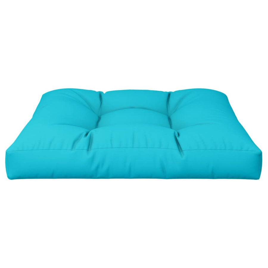Palletkussen Stof Turquoise 70 x 70 x 12 cm