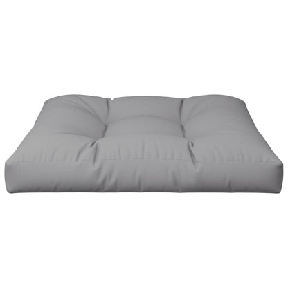 Palletkussen 80x80x12 cm stof grijs