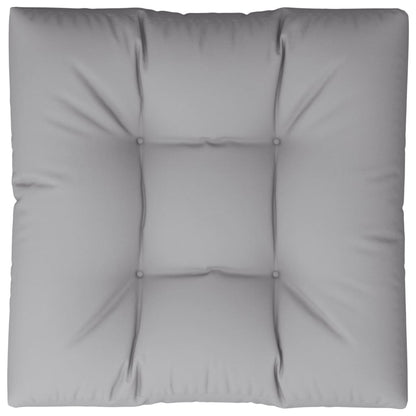 Palletkussen 80x80x12 cm stof grijs