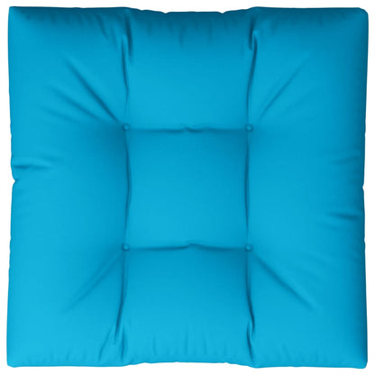 Palletkussen 80x80x12 cm stof blauw