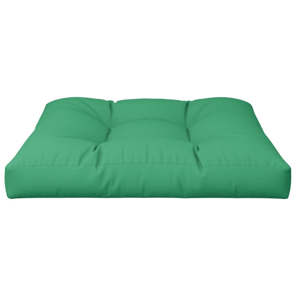 Palletkussen 80x80x12 cm stof groen