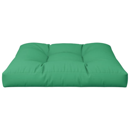Palletkussen 80x80x12 cm stof groen