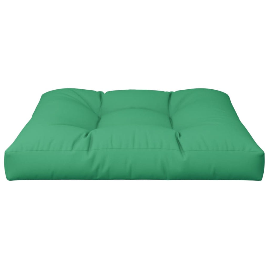 Palletkussen 80x80x12 cm stof groen