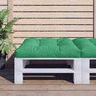 Palletkussen 80x80x12 cm groen polyester