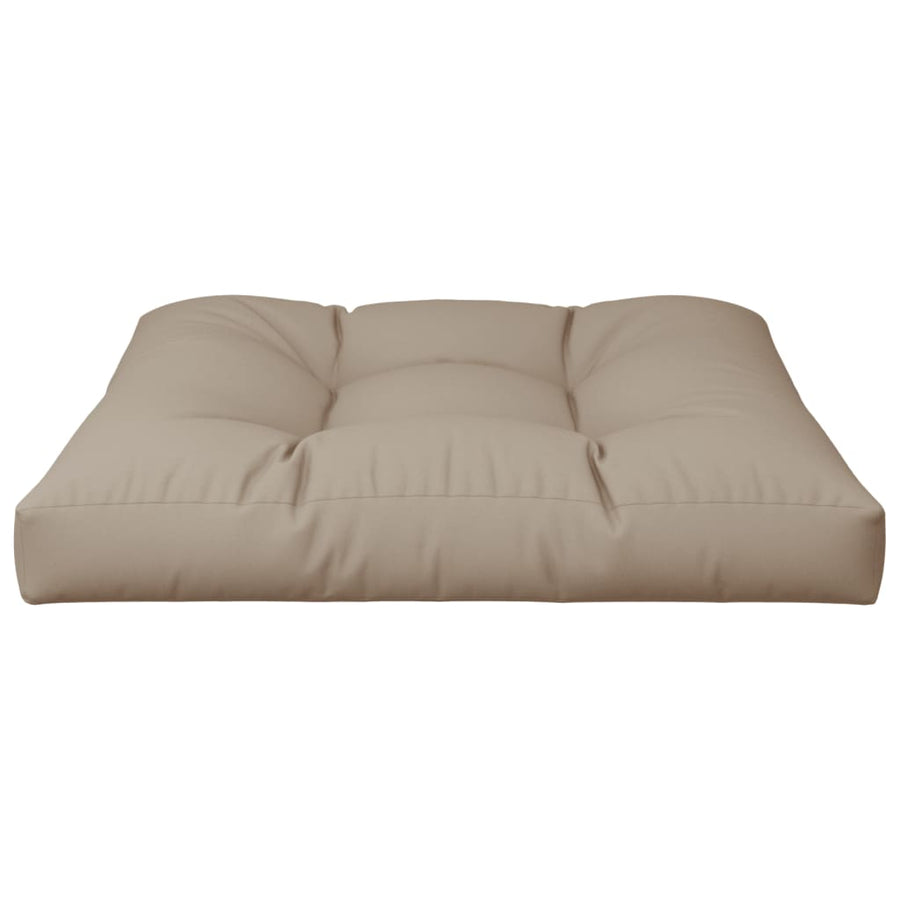 Palletkussen 80x80x12 cm stof taupe