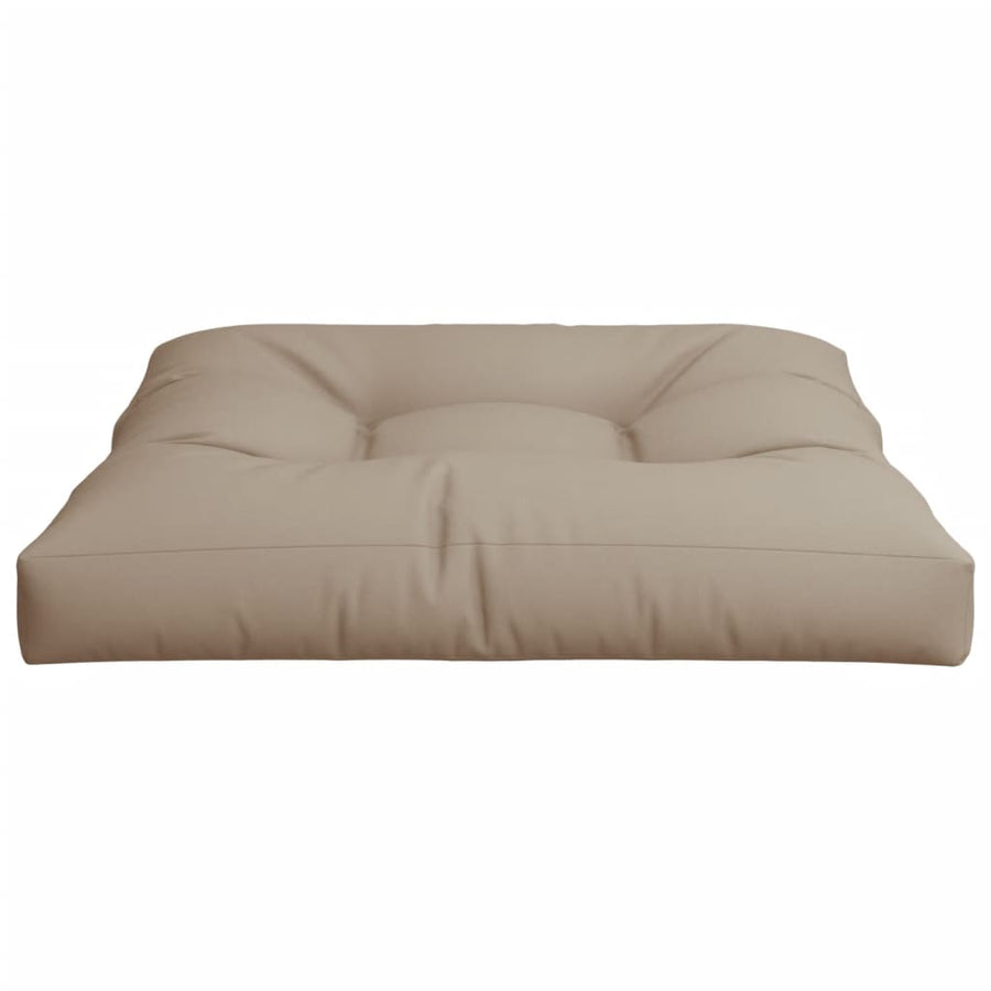 Palletkussen 80x80x12 cm stof taupe
