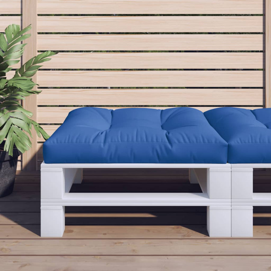 Palletkussen Stof Koningsblauw 80 x 80 x 12 cm