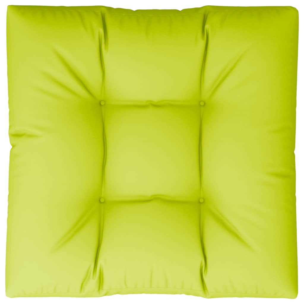 Palletkussen 80x80x12 cm stof heldergroen