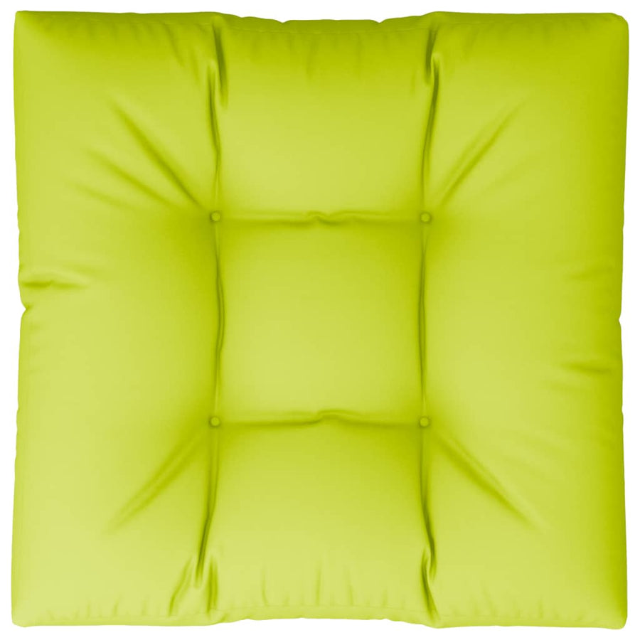 Palletkussen 80x80x12 cm stof heldergroen
