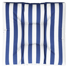 Palletkussen Gestreept Stof 80 x 80 x 12 cm