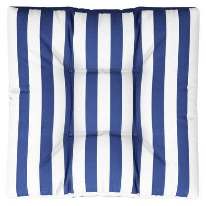 Palletkussen Gestreept Stof 80 x 80 x 12 cm