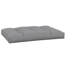 Palletkussen Stof 120 x 80 x 12 cm Grijs