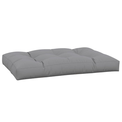 Palletkussen Stof 120 x 80 x 12 cm Grijs