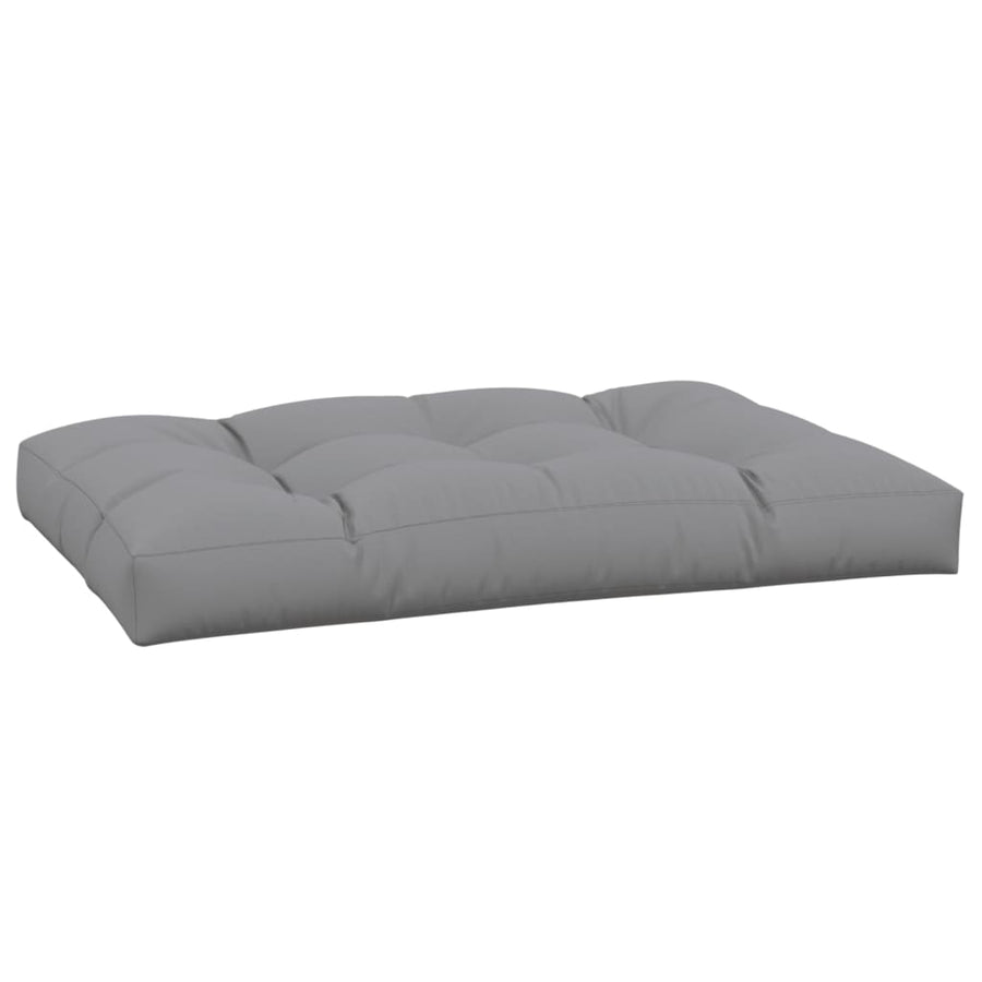 Palletkussen Stof 120 x 80 x 12 cm Grijs