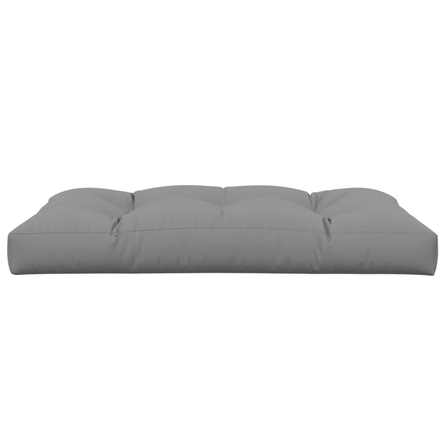 Palletkussen Stof 120 x 80 x 12 cm Grijs