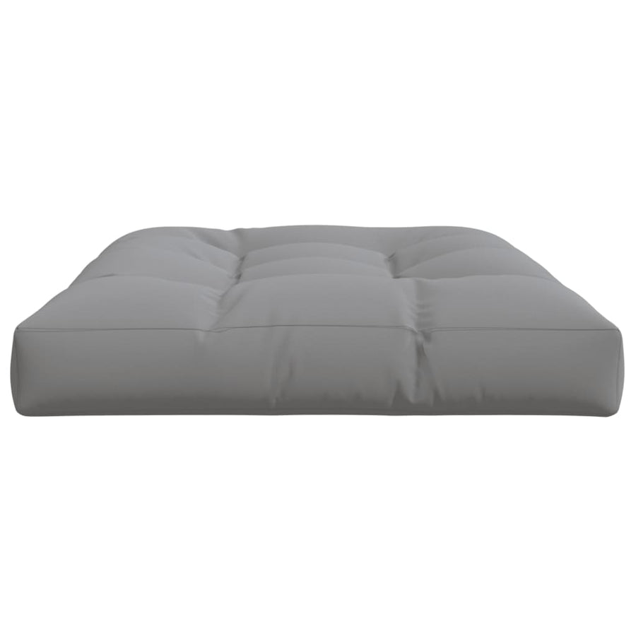 Palletkussen Stof 120 x 80 x 12 cm Grijs