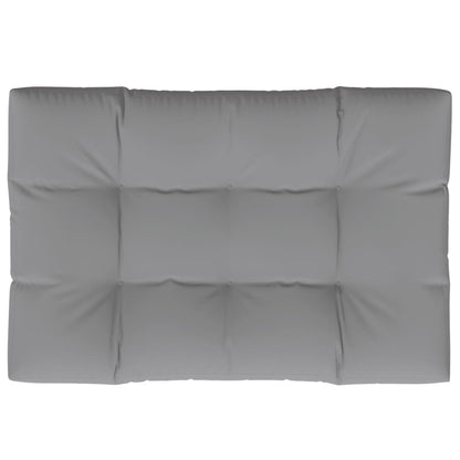 Palletkussen Stof 120 x 80 x 12 cm Grijs