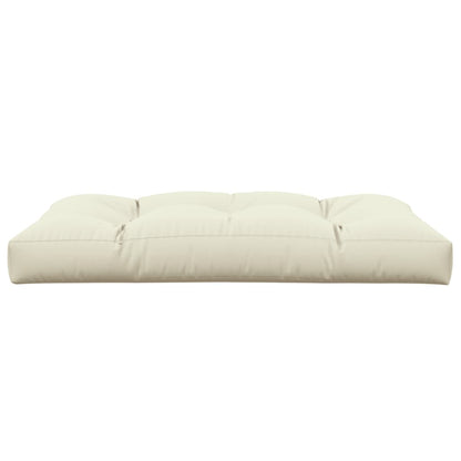 Palletkussen Stof Kleurig 120 x 80 x 12 cm Crème