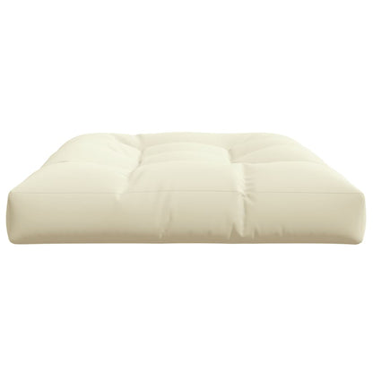 Palletkussen Stof Kleurig 120 x 80 x 12 cm Crème