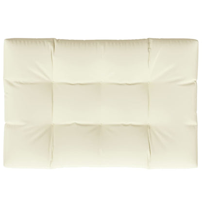 Palletkussen Stof Kleurig 120 x 80 x 12 cm Crème