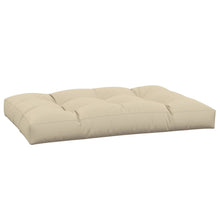 Palletkussen 120x80x12 cm stof beige