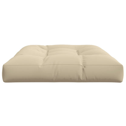 Palletkussen 120x80x12 cm stof beige