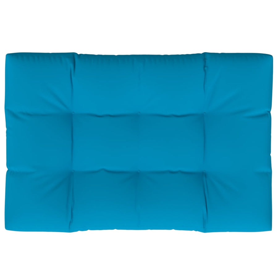 Palletkussen Stof Blauw 120 x 80 x 12 cm