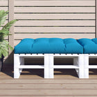 Palletkussen 120x80x12 cm blauw polyester