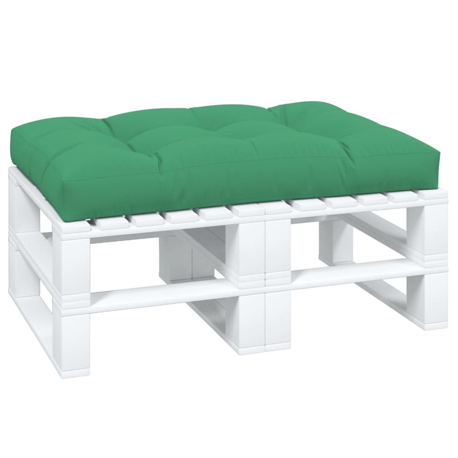Palletkussen 120x80x12 cm stof groen
