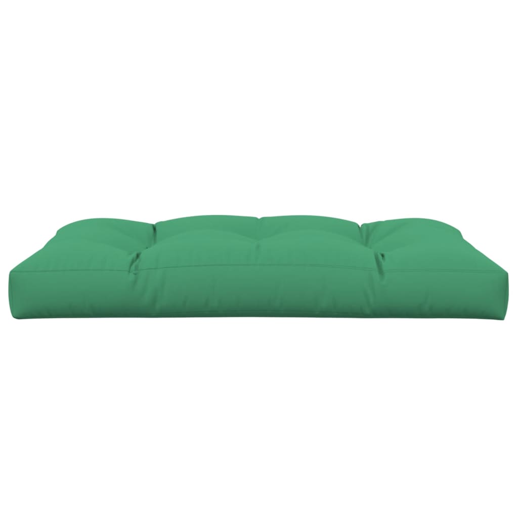 Palletkussen 120x80x12 cm stof groen